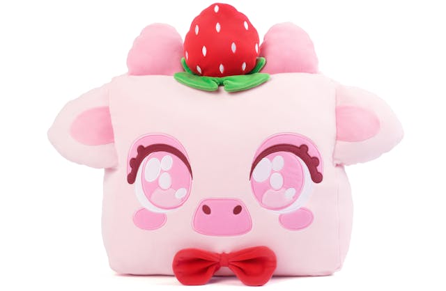 20" Strawberry Cow Pillow!