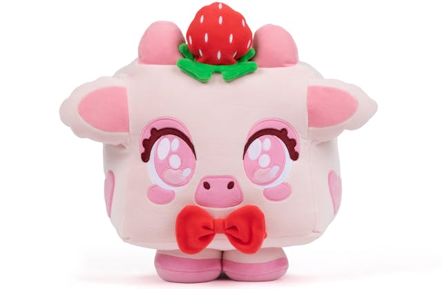 12" Strawberry Cow Plush! [Free Gift]